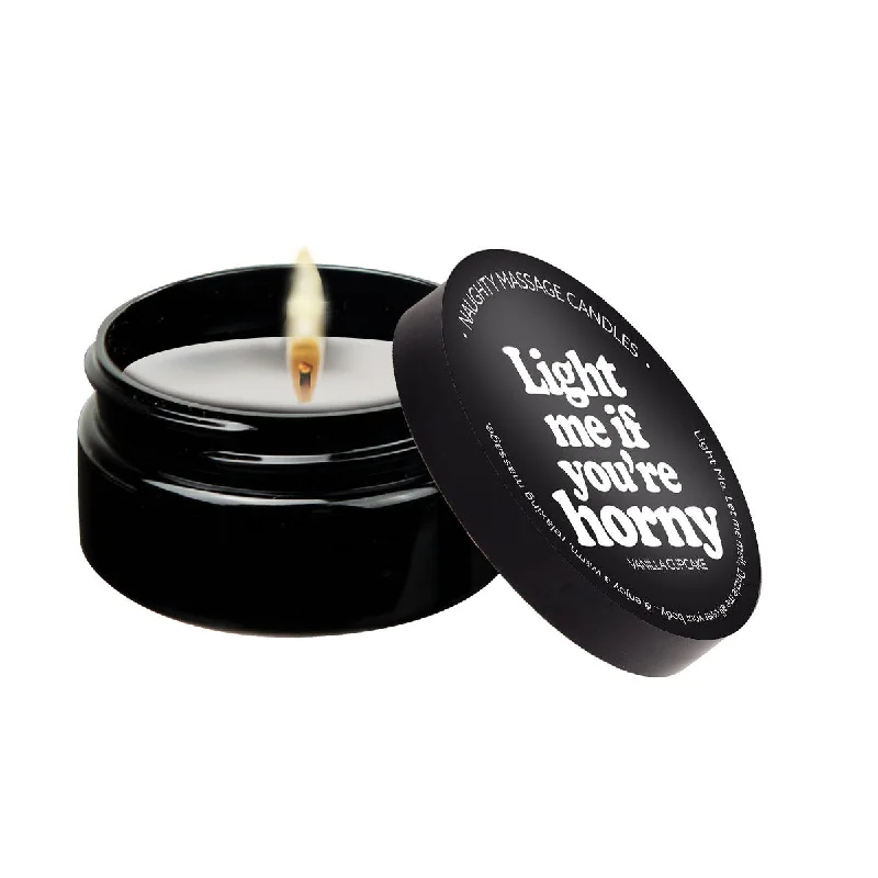 lubricant for croquet mallets-Light Me if You're Horny - Massage Candle - 2 Oz