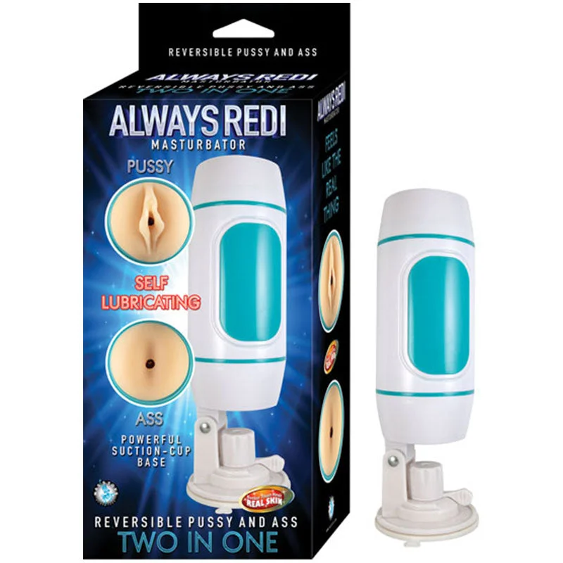 Top stroking device-Always Redi Masturbator Shower Mount Base Self Lubricating Flesh