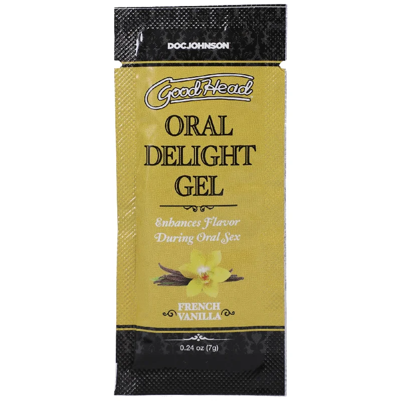 lubricant for tripods-Goodhead - Oral Delight Gel - French Vanilla -  0.24 Oz