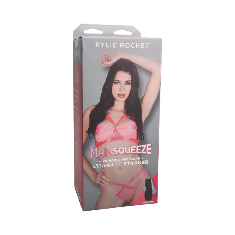 Next-gen pleasure toy-Main Squeeze Kylie Rocket ULTRASKYN Stroker Pussy Vanilla