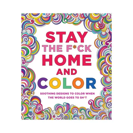 Premium stroking toy-Stay the F*ck Home and Color Coloring Book