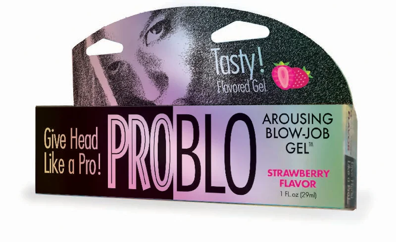 lubricant for trampoline springs-Problo Arousing Blow-Job Gel - Strawberry 1.5 Fl Oz 44ml