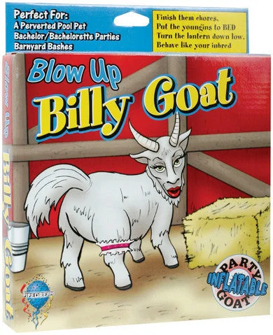 sex toy pouch with compartments accessories-lubricant for emergency beacons-Blow Up Billy Goat