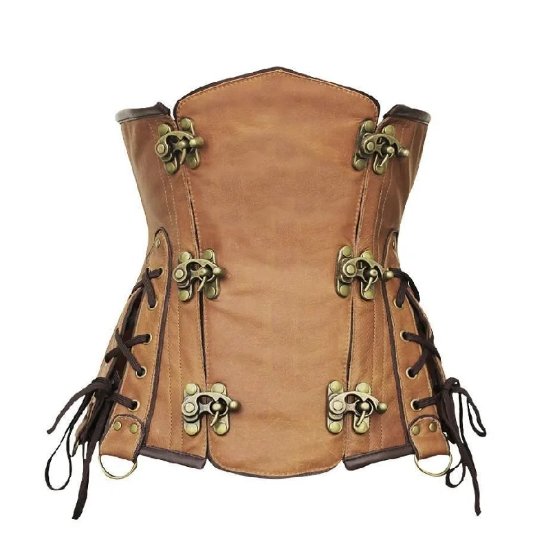 corset with embroidered finish-Donne Custom Made Corset