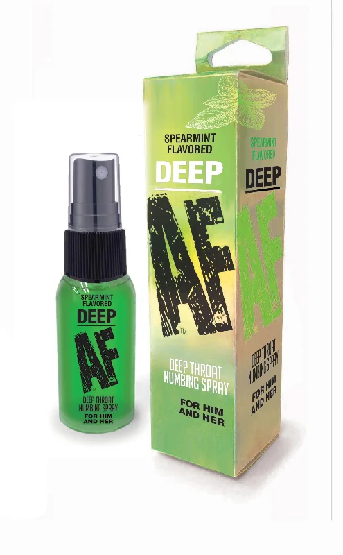 lubricant for golf cart wheels-Deep Af - Spearmint Flavored Deep Throat Spray -  1 Oz