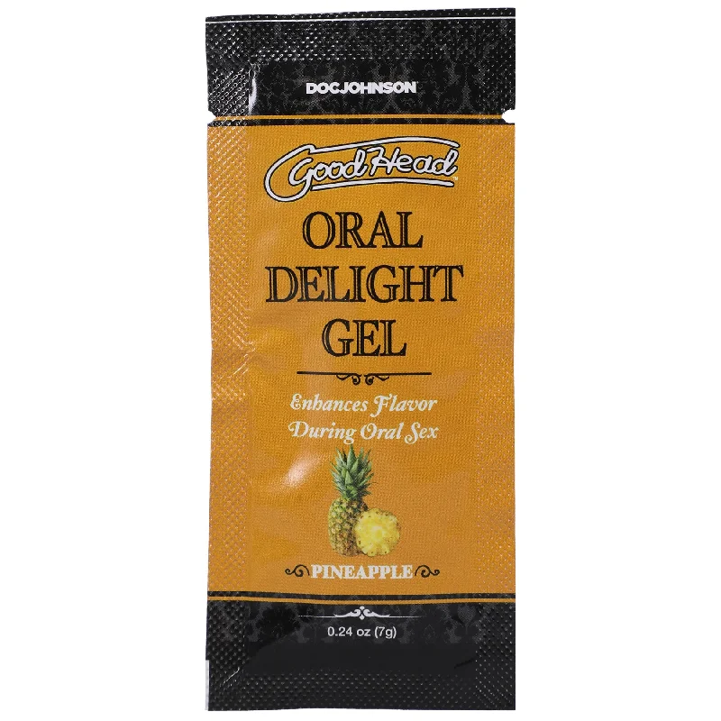 lubricant for bipods-Goodhead - Oral Delight Gel - Pineapple - 0.24 Oz