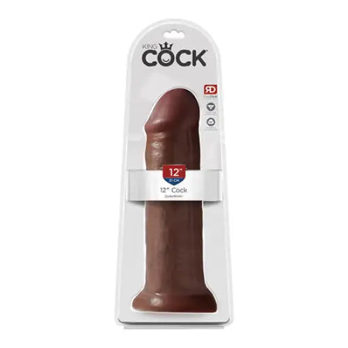 Pine dildo-Pipedream King Cock 12 in. Cock Realistic Dildo With Suction Cup Brown