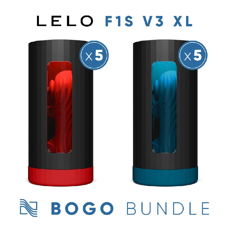 Lifelike pleasure masturbator-LELO F1S V3 XL BOGO Bundle