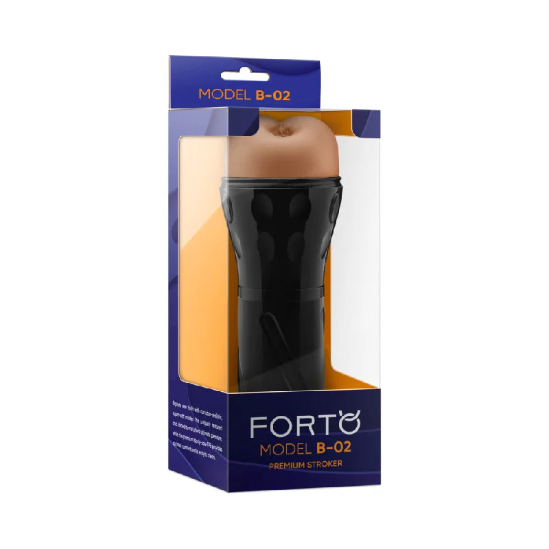 Flexible male sleeve-Forto Model B-02 Stroker Tan