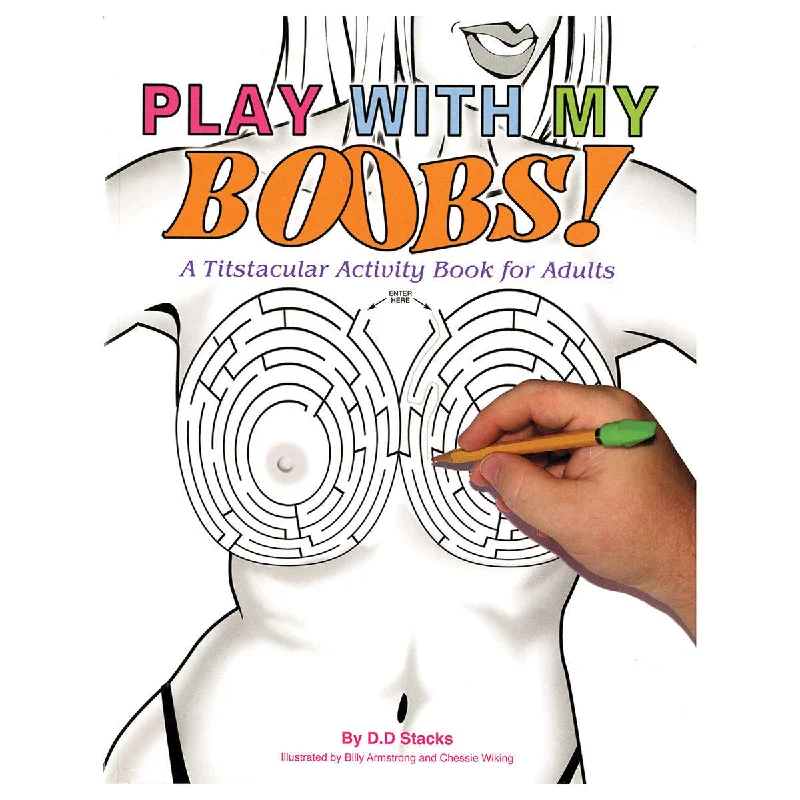 Enhanced grip masturbator-Play with My Boobs! Activity Book