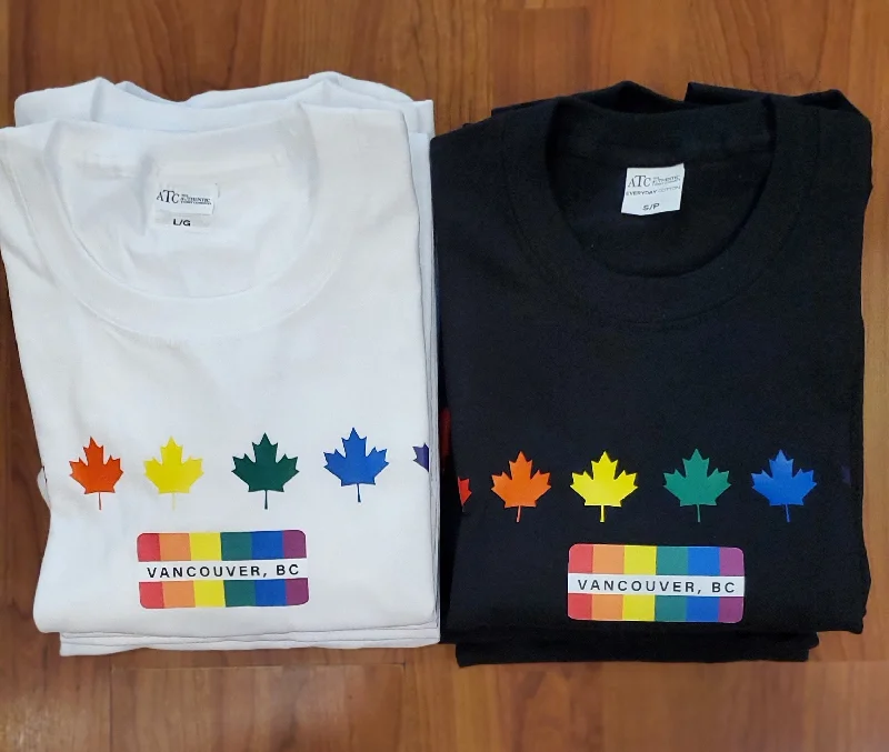 sex toy storage case for travel accessories-lubricant for worm bins-Pride Tee's - ''Maple Leaf Vancouver''