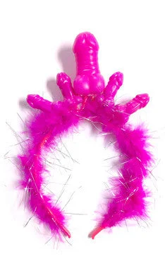 leather restraint gear for BDSM accessories-lubricant for spinning tops-Bachelorette Party Favors  Deluxe Pecker Tiara