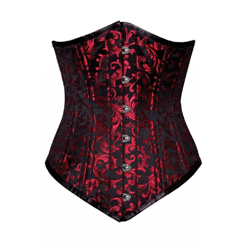 corset with sheer accents-Rolph Custom Made Corset