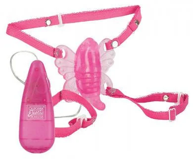 vibrating anal toy for beginners with remote accessories-lubricant for crab traps-Venus Butterfly - Pink